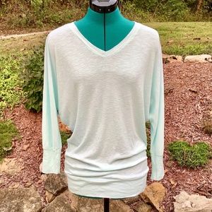 Cynthia Rowley Dolman Sleeve Top Sz L